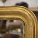 Mercury mirror from the Louis Philippe period, gilded with gold leaf, 19th century.