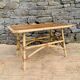 Vintage rattan coffee table