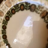 4 dessert plates Boch nut model