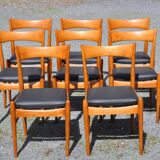 8 Scandinavian-style chairs