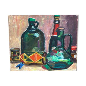 Nature morte huile sur