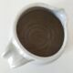 Hand-thrown white stoneware pitcher – signed artisanal ceramic