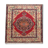 Antique persian kerman rug oriental wool area carpet 62x79cm