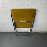 Mustard yellow folding chair