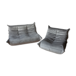Canapé 2 places et fauteuil Togo