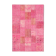 Handwoven oriental vintage 203 cm x 300 cm pink patchwork carpet