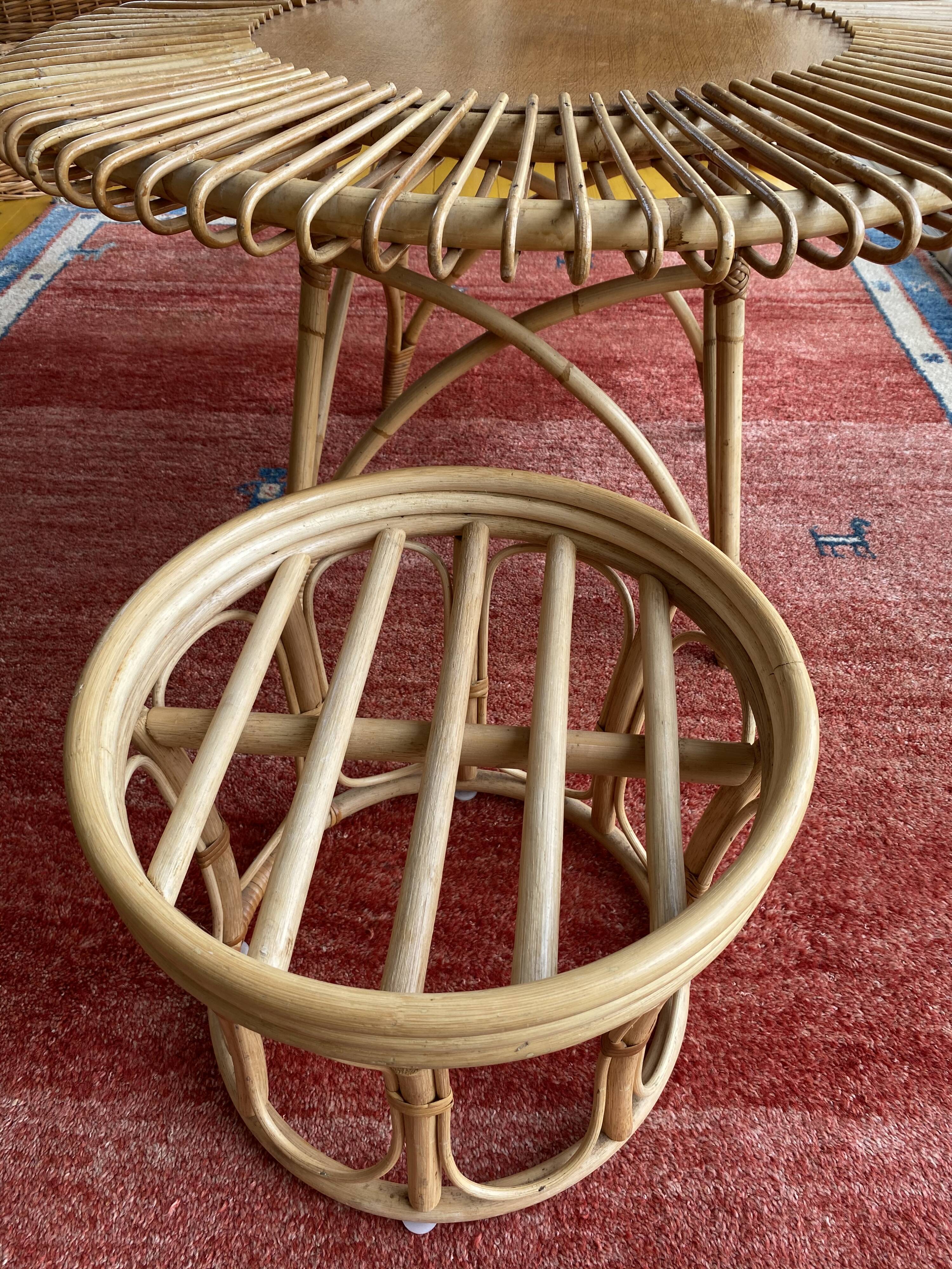 Bamboo stool from the 70s