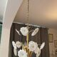 Murano glass flower chandelier, 1970s