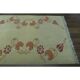 1970s Vintage Turkish Handmade Wool & Cotton Beige Area Rug 160x231