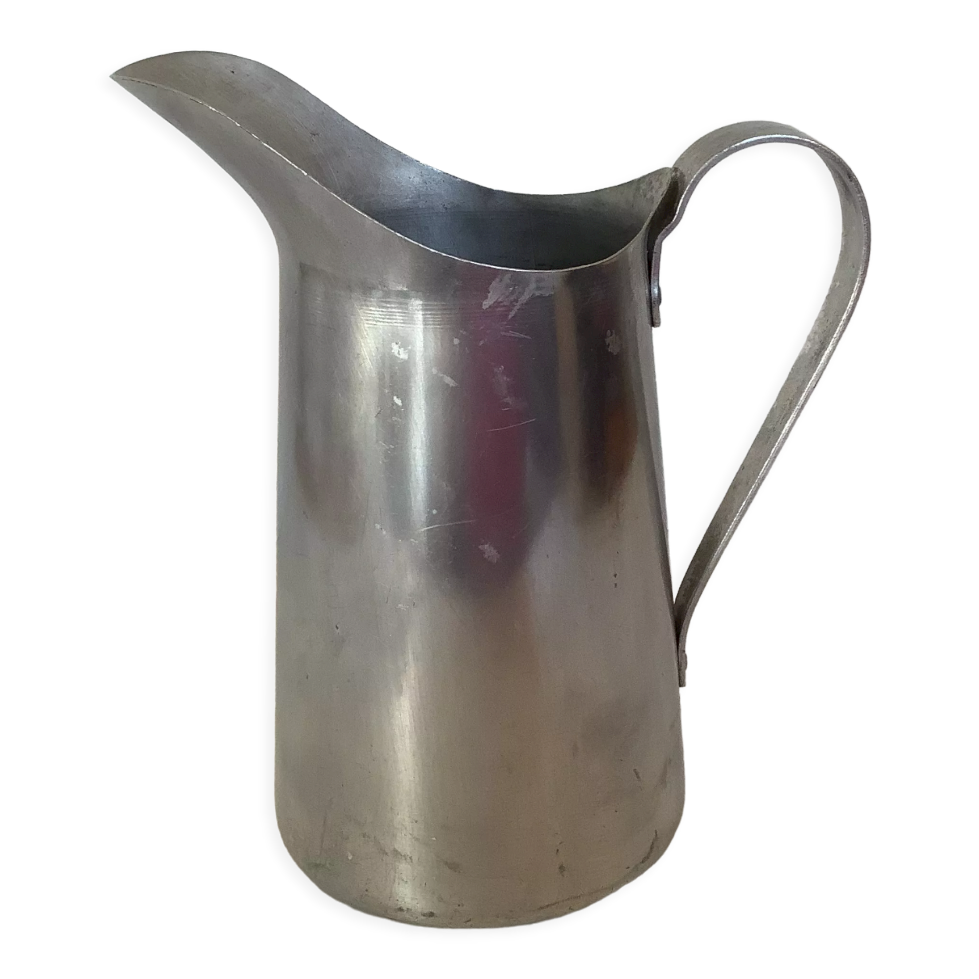 Ancien pichet aluminium tournus unis France