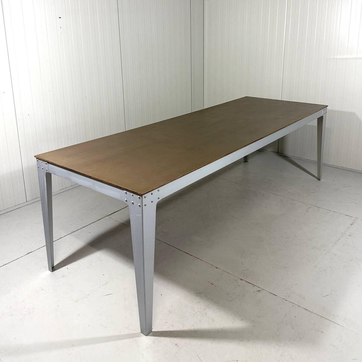 Piet Hein Eek XXL aluminium dining table 1990’s