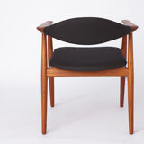 Armchair Erik Kirkegaard, 1960s Denmark, Vintage, Teak, for manufacturer Glostrup