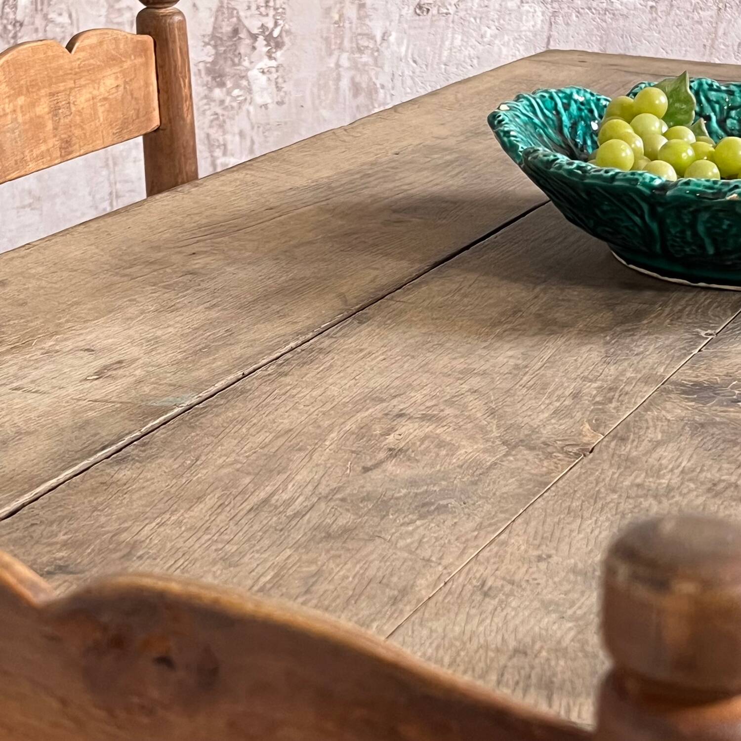 Oak farmhouse table