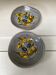 Lot de 2 petits plats apéritifs grès gris bleuté Pornic