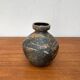 Brutalist vase from the Mid-Century Pottery Studio by Gerhard Liebenthron, Germany, 1970s.
