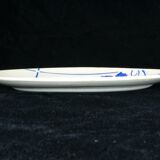 Raviers in faience blue fleurette model