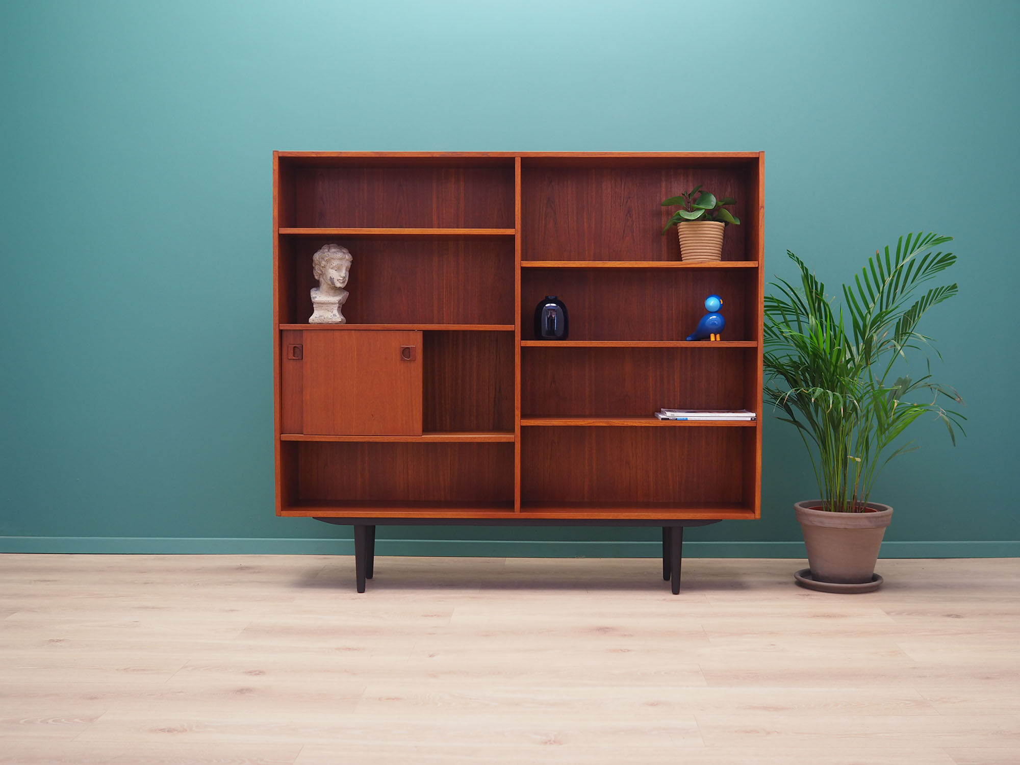 Teak bookcase, Danish design, 1970s, Denmark