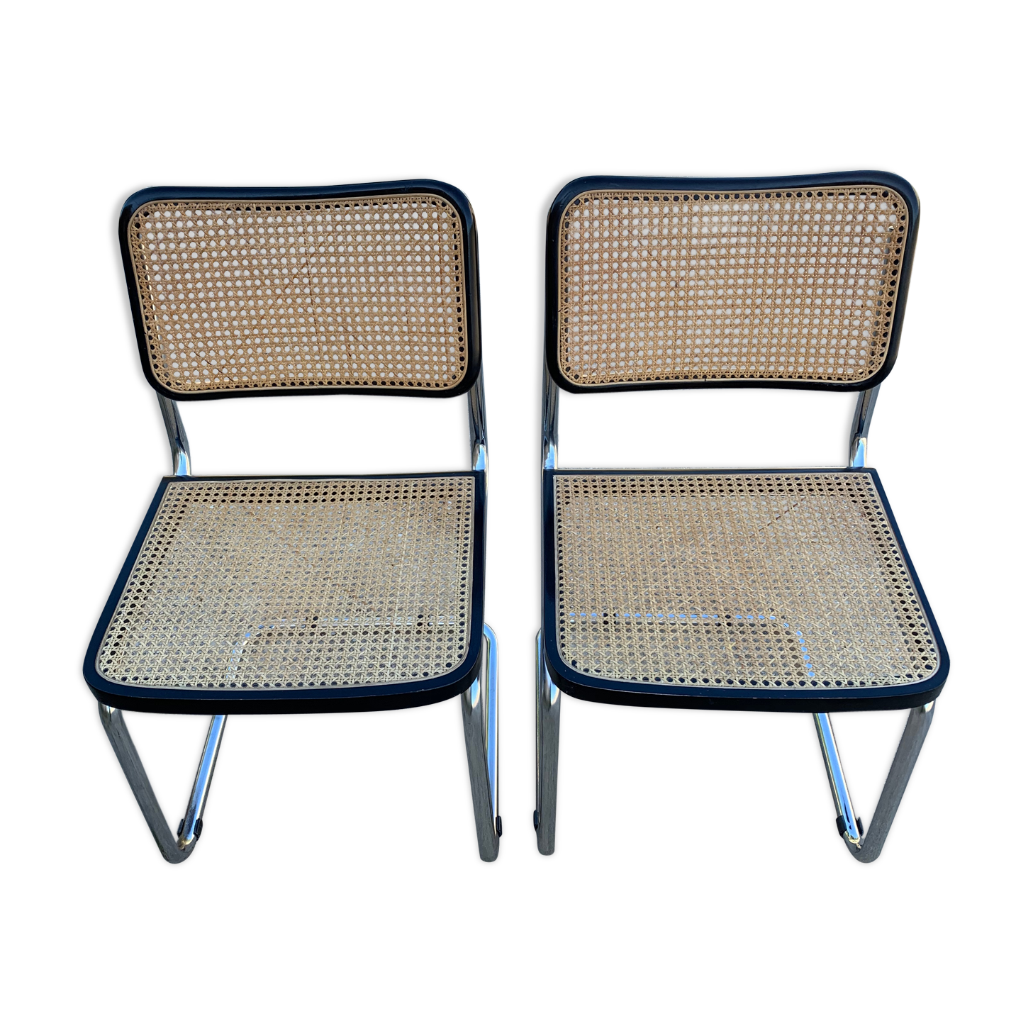 Pair of Cesca chairs, Marcel Breuer