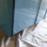 Buffet en formica jaune et bleu