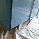 Buffet in blue and yellow formica