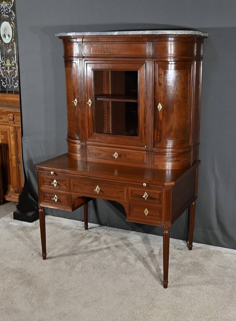 Louis XVI desk in Cuban mahogany – Late 18th century