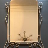 Modernist mirror frame chrome 1950