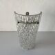Simple arch-shaped wall light in textured glass, 1950s, Germany.