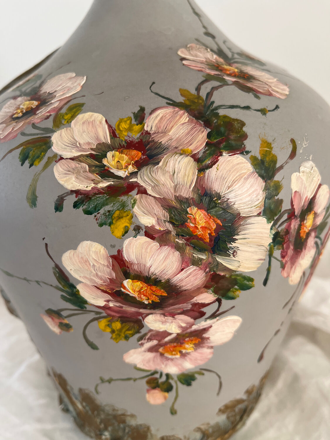 Painted demijohn