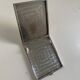 Vintage 1930 cigarette case Inca sterling silver 925 - 9.8 x 8.4 cm