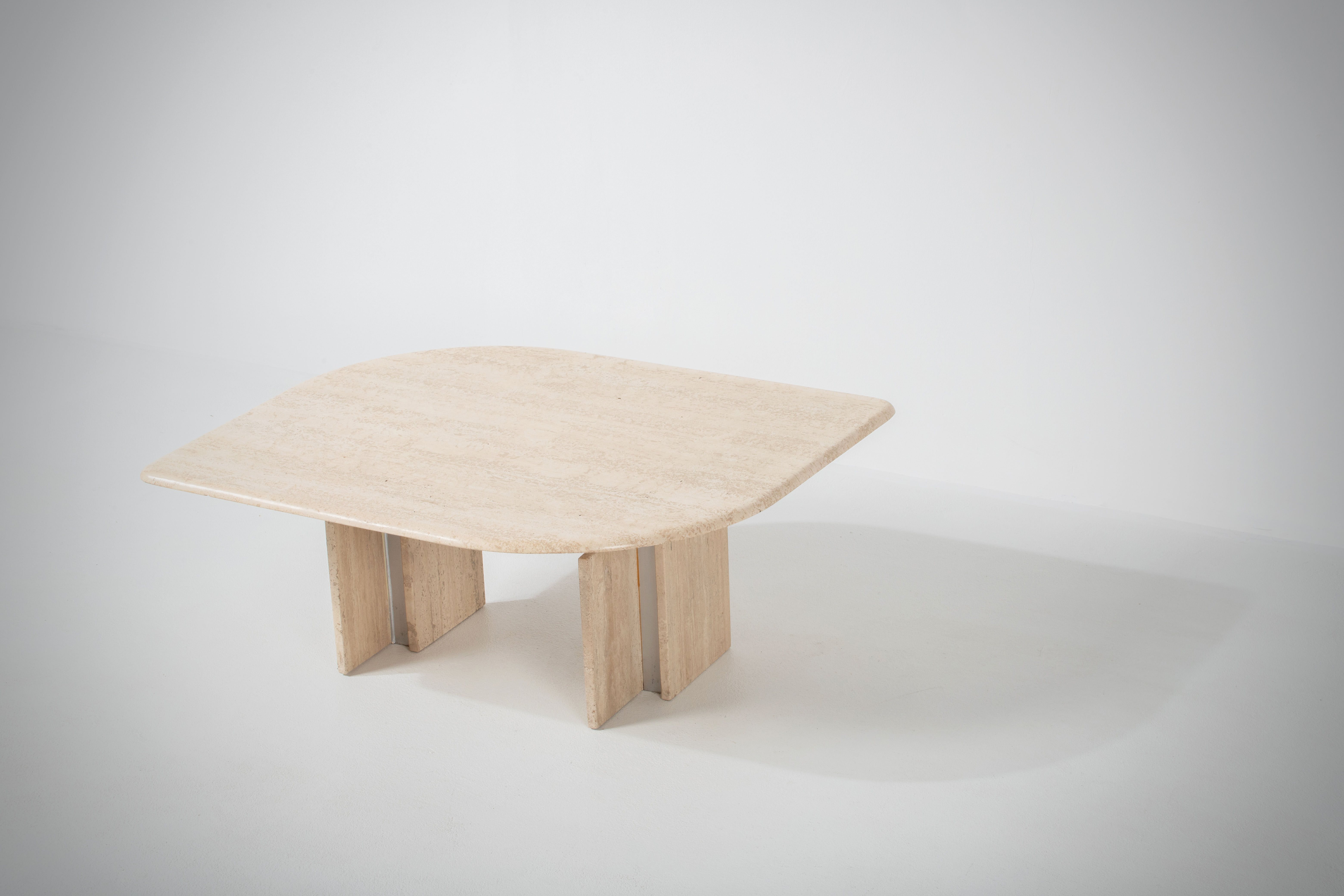Table basse vintage italienne - marbre
