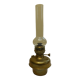 Lampe a petrole laiton ancienne 19°