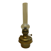 Lampe a petrole laiton ancienne 19°