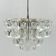 Mid-century chandelier/ceiling lamp by Kinkeldey, Germany, 1970s.