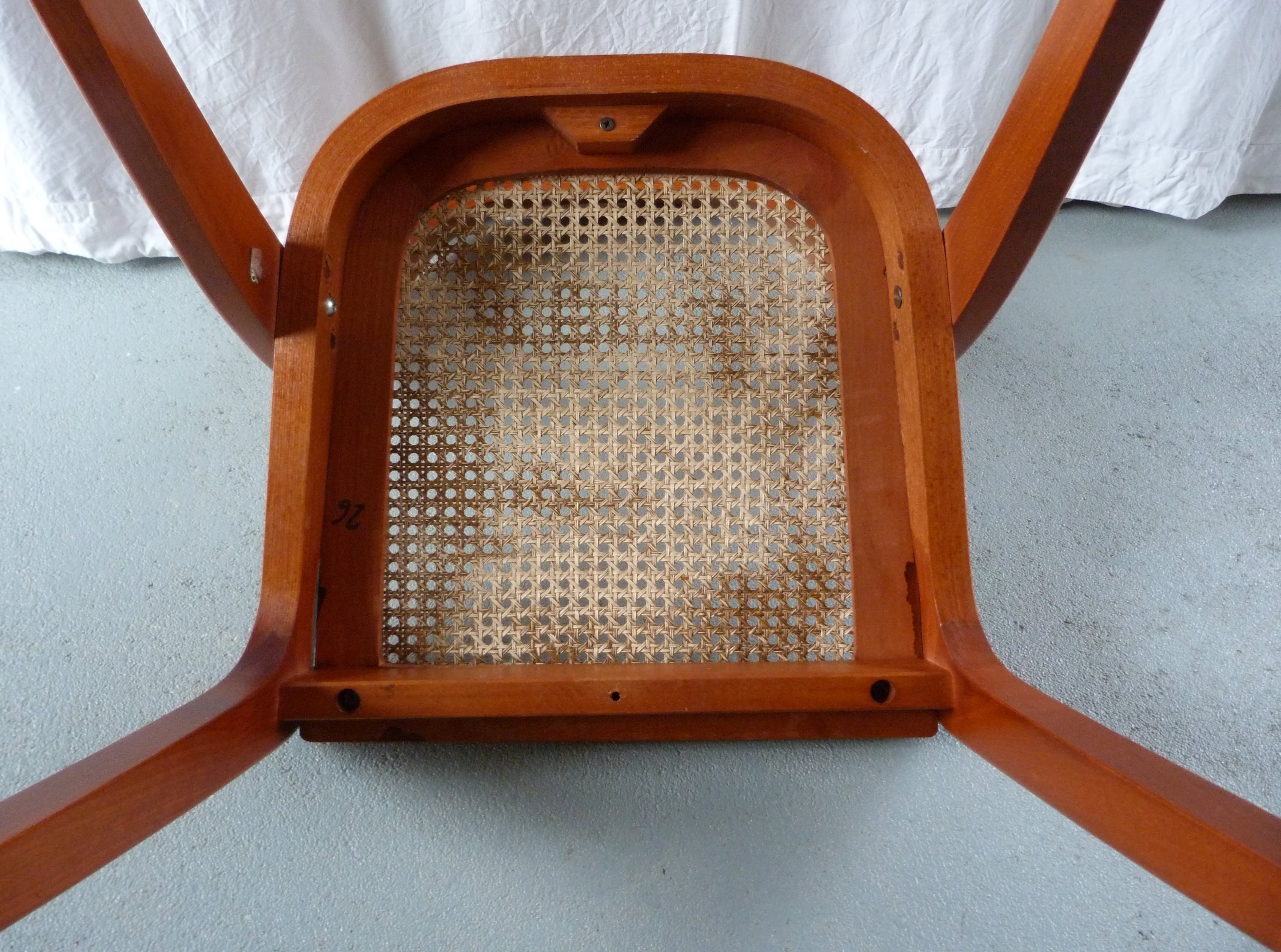 Pair of Baumann gondola chairs