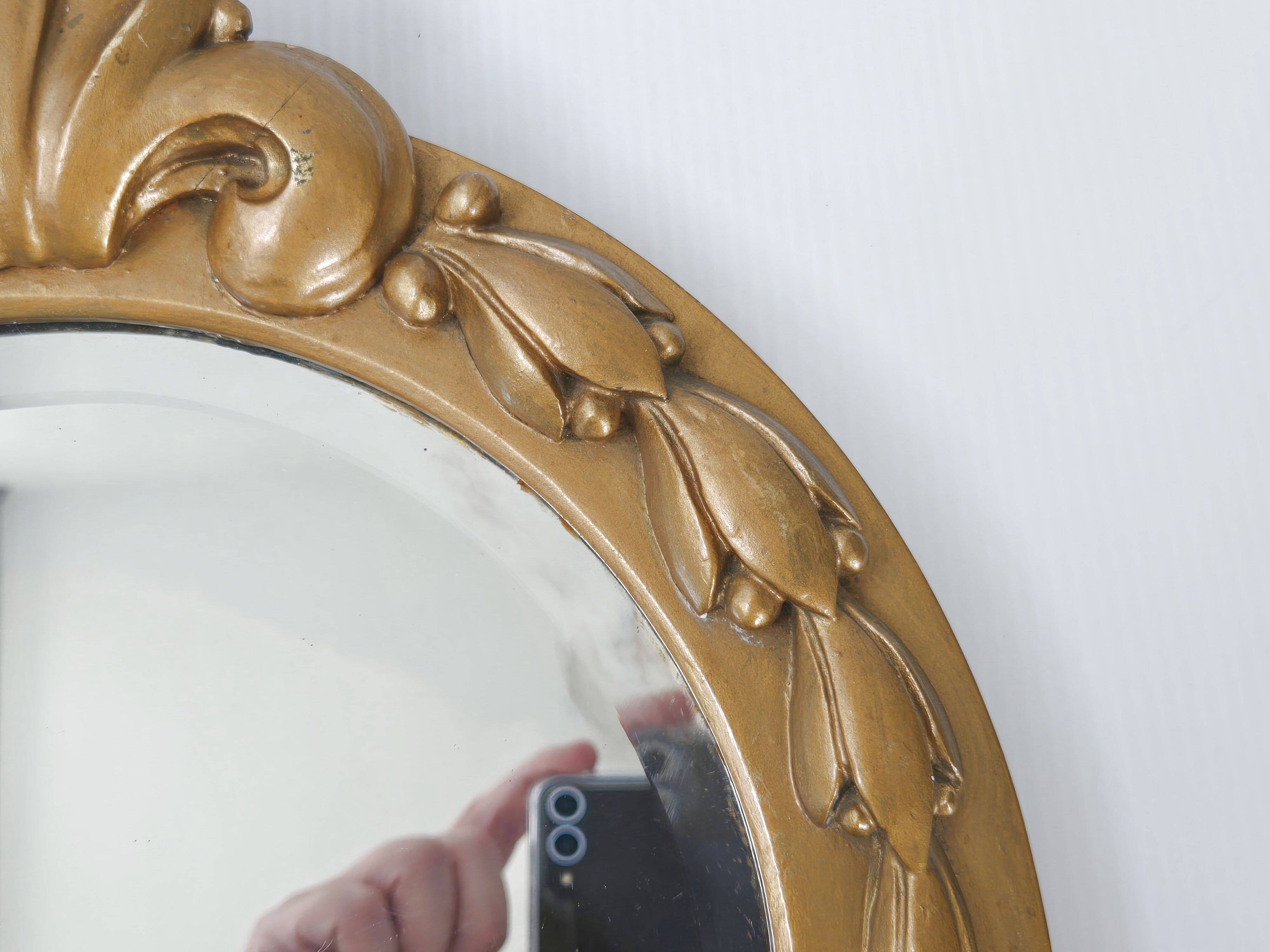 Sl nielsen vintage mirror