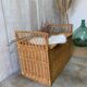 Wicker trunk/bench