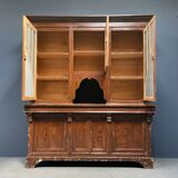 Large art deco cafe cabinet from Belgium, 1920s.