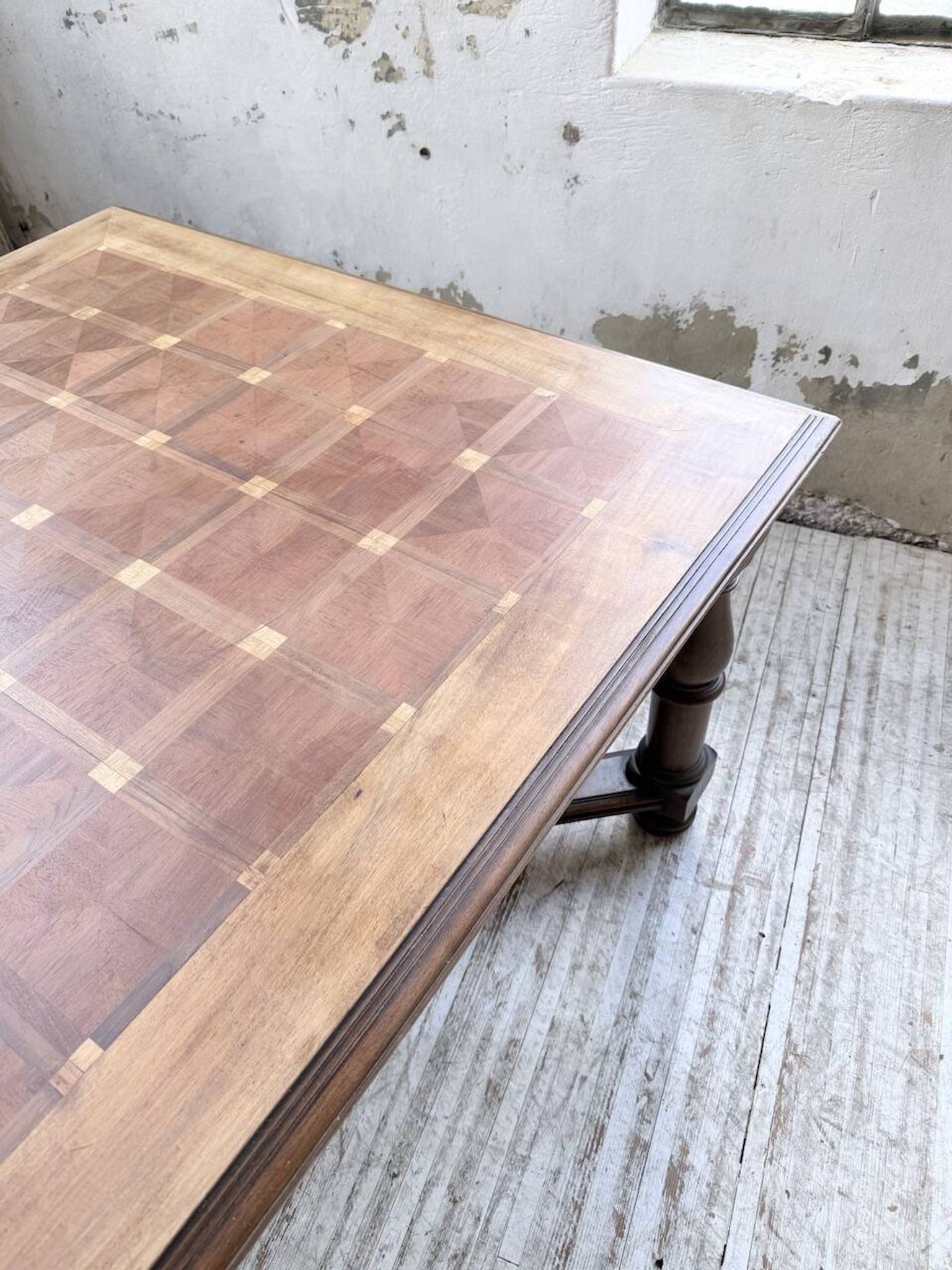 Table chêne style Louis XIV 1900