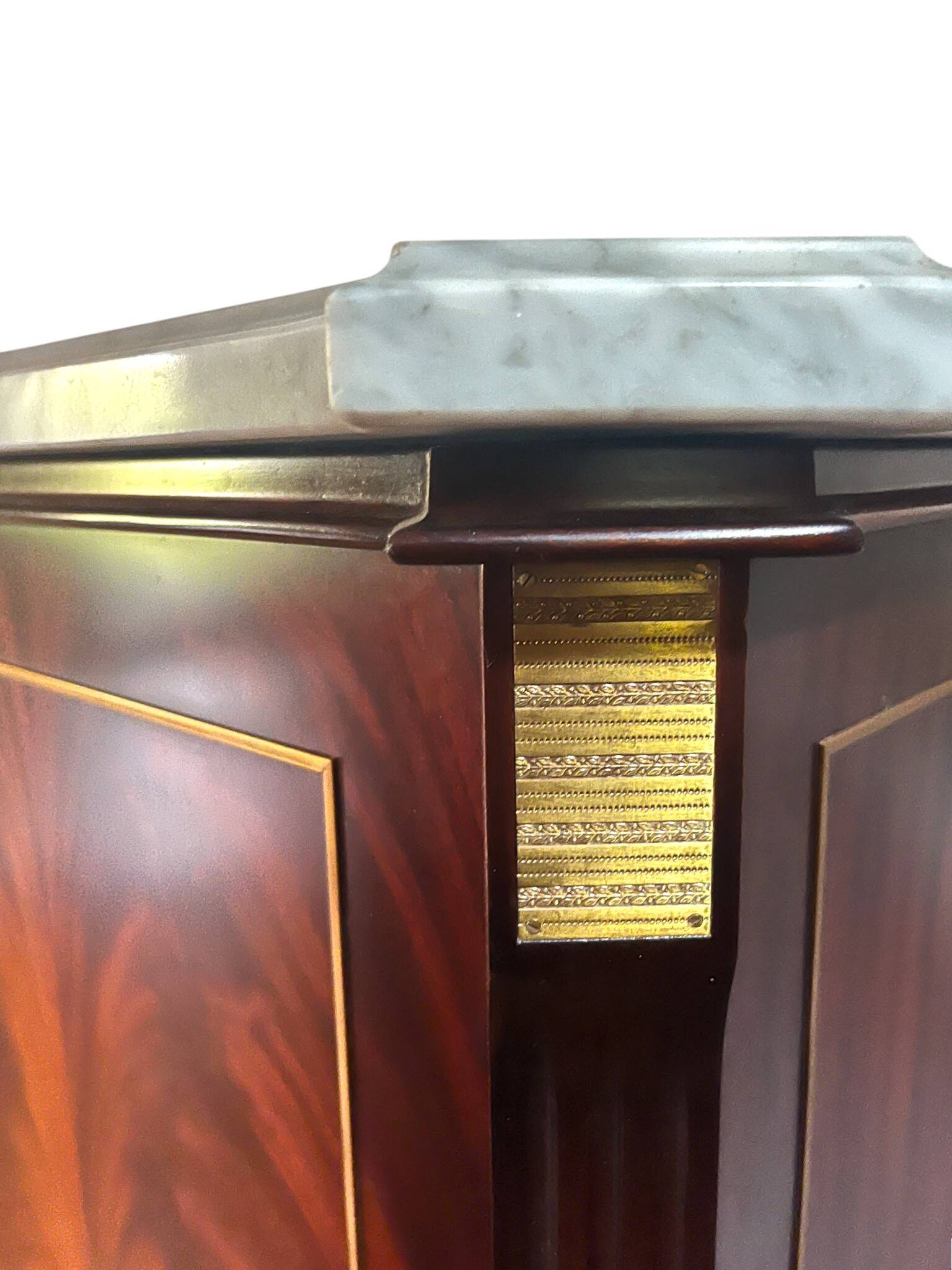 Louis XVI style sideboard in solid mahogany