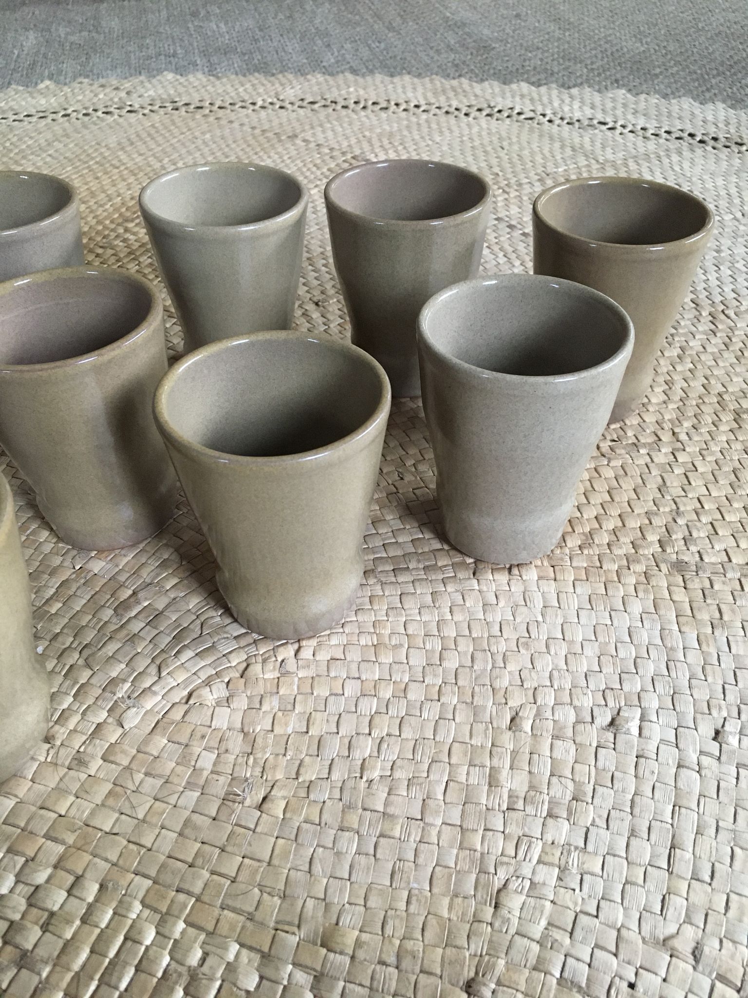 Série de 10 tasses
