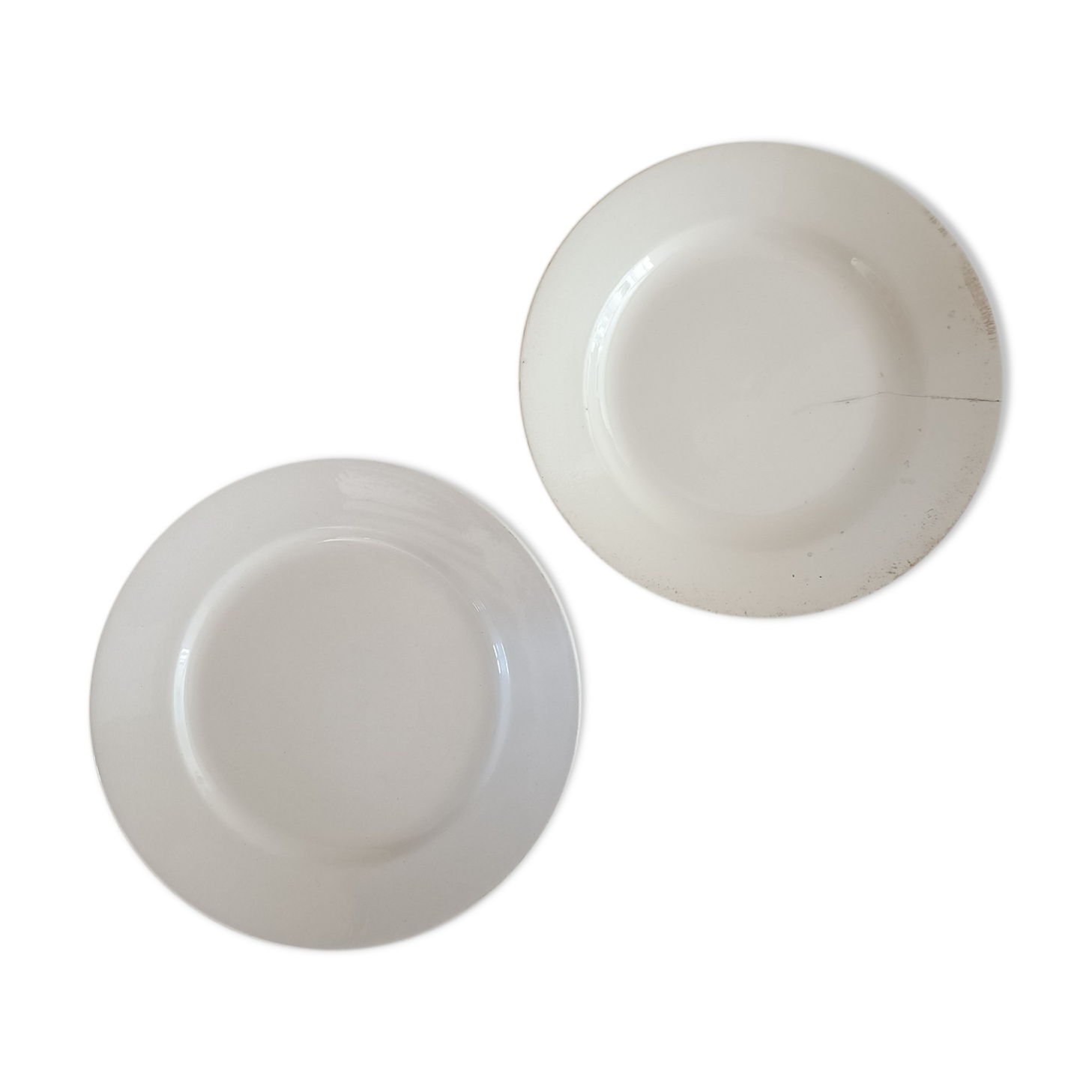 2 plates iron earth Badonviller