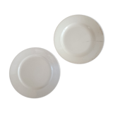 2 assiettes terre de fer Badonviller