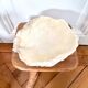 Large ashtray dish made of marbled alabaster.
