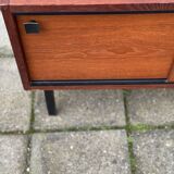 MCM Vintage Teak Coat Rack with Storage Unit