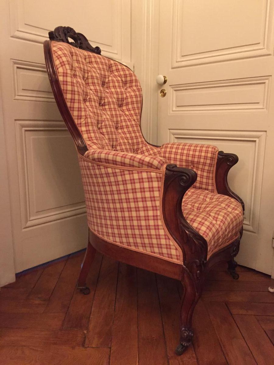 Comfortable old chair nineteenth