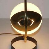 Lamp or wall lamp metal and opaline design 50's years