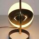Lampe ou applique métal et opaline design années 50's
