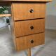 Vintage oak compass foot desk