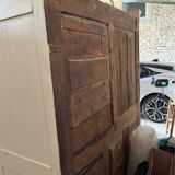 Old white patinated cabinet