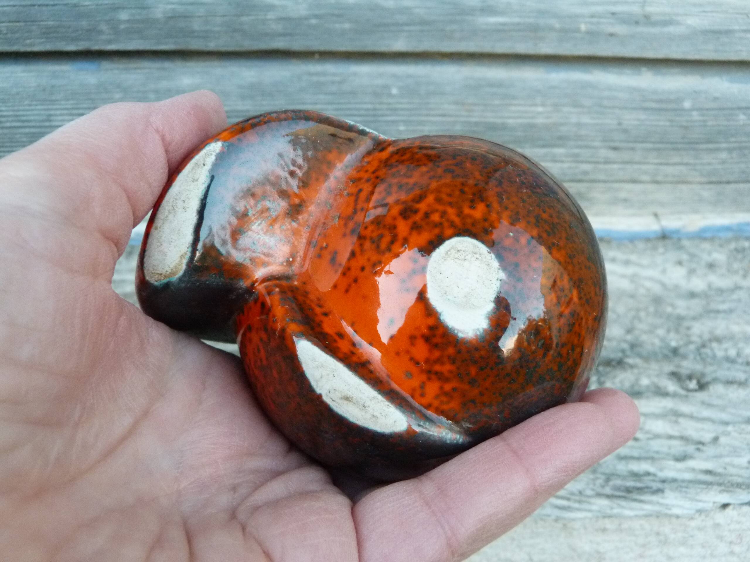 Small ceramic art object, pencil holder or other